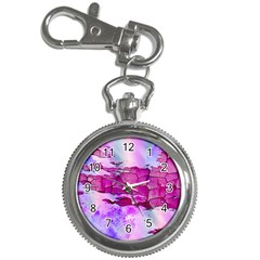 Background Crack Art Abstract Key Chain Watches