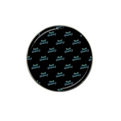 Just Beauty Words Motif Print Pattern Hat Clip Ball Marker (10 Pack) by dflcprintsclothing