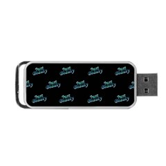 Just Beauty Words Motif Print Pattern Portable Usb Flash (one Side) by dflcprintsclothing