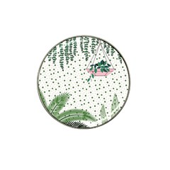 Plants Flowers Nature Blossom Hat Clip Ball Marker (4 Pack) by Mariart
