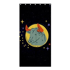 Zodiak Bull Horoscope Sign Star Shower Curtain 36  X 72  (stall)  by Alisyart