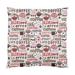 Coffee Love Standard Cushion Case (two Sides)