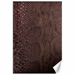 Leather Snakeskin Design Canvas 20  X 30  by ArtsyWishy