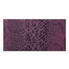 Purple Leather Snakeskin Design Satin Shawl by ArtsyWishy