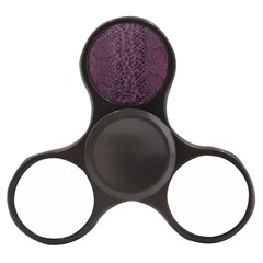 Purple Leather Snakeskin Design Finger Spinner by ArtsyWishy