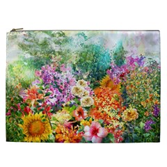 Forest Flowers  Cosmetic Bag (xxl) by ArtsyWishy