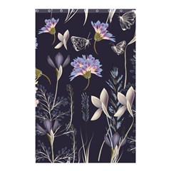 Butterflies And Flowers Painting Shower Curtain 48  X 72  (small)  by ArtsyWishy