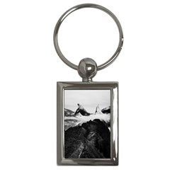 Whale In Clouds Key Chain (rectangle) by goljakoff