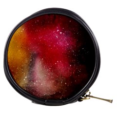 Red Galaxy Paint Mini Makeup Bag by goljakoff