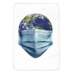 Earth With Face Mask Pandemic Concept Removable Flap Cover (s) by dflcprintsclothing
