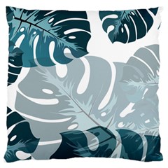 Monstera Leaves Background Standard Flano Cushion Case (one Side) by Alisyart