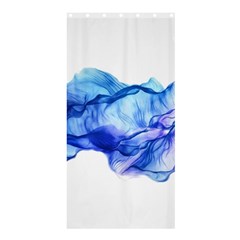 Blue Smoke Shower Curtain 36  X 72  (stall)  by goljakoff
