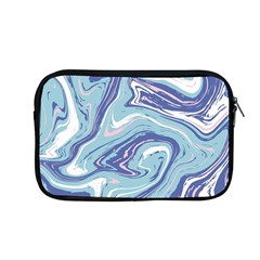 Blue Vivid Marble Pattern Apple Macbook Pro 13  Zipper Case by goljakoff