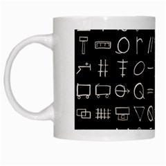 Hobo Signs Collected Inverted White Mugs by WetdryvacsLair