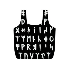 Complete Dalecarlian Rune Set Inverted Full Print Recycle Bag (s) by WetdryvacsLair