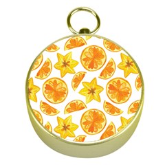 Oranges Love Gold Compasses by designsbymallika