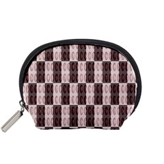 Rosegold Beads Chessboard Accessory Pouch (small) by Sparkle