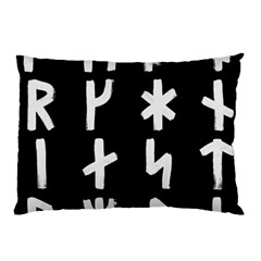 Younger Futhark Rune Set Collected Inverted Pillow Case (two Sides) by WetdryvacsLair