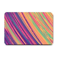 Colorful Stripes Small Doormat  by Dazzleway