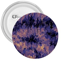 Purple And Yellow Abstract 3  Button by Dazzleway