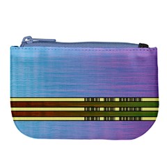 Glitched Vaporwave Hack The Planet Large Coin Purse by WetdryvacsLair