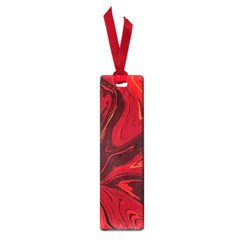 Red Vivid Marble Pattern Small Book Marks by goljakoff