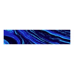 Blue Vivid Marble Pattern 16 Velvet Scrunchie by goljakoff