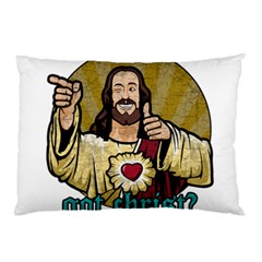 Buddy Christ Pillow Case (two Sides) by Valentinaart
