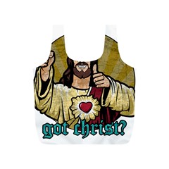 Buddy Christ Full Print Recycle Bag (s) by Valentinaart