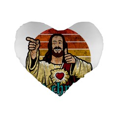 Got Christ? Standard 16  Premium Heart Shape Cushions by Valentinaart
