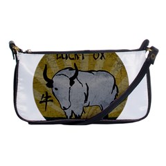 Chinese New Year ¨c Year Of The Ox Shoulder Clutch Bag by Valentinaart