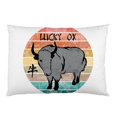 Chinese New Year ¨c Year Of The Ox Pillow Case (two Sides) by Valentinaart