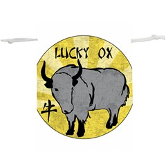 Chinese New Year ¨c Year Of The Ox  Lightweight Drawstring Pouch (xl) by Valentinaart