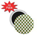 Holiday Pineapple 1.75  Magnets (10 pack) 