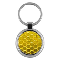 Hexagon Windows Key Chain (round) by essentialimage