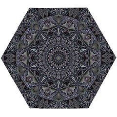 Mellow Mandala  Wooden Puzzle Hexagon by MRNStudios