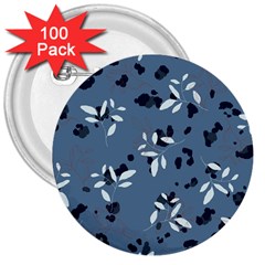 Abstract Fashion Style  3  Buttons (100 Pack)  by Sobalvarro