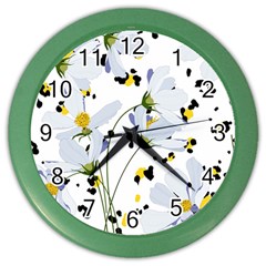Tree Poppies  Color Wall Clock by Sobalvarro