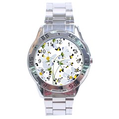 Tree Poppies  Stainless Steel Analogue Watch by Sobalvarro