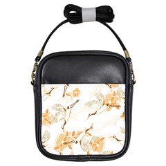 Birds And Flowers  Girls Sling Bag by Sobalvarro