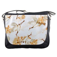 Birds And Flowers  Messenger Bag by Sobalvarro