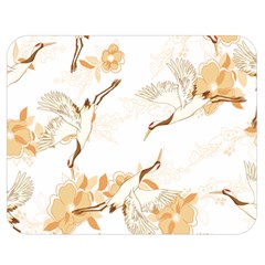 Birds And Flowers  Double Sided Flano Blanket (medium)  by Sobalvarro