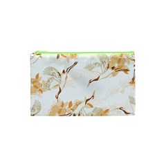 Birds And Flowers  Cosmetic Bag (xs) by Sobalvarro