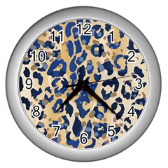 Leopard Skin  Wall Clock (silver) by Sobalvarro