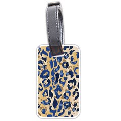 Leopard Skin  Luggage Tag (two Sides) by Sobalvarro