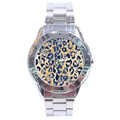 Leopard Skin  Stainless Steel Analogue Watch by Sobalvarro