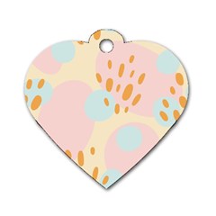 Girly Dog Tag Heart (one Side) by Sobalvarro