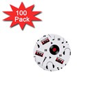 Music life 1  Mini Buttons (100 pack) 