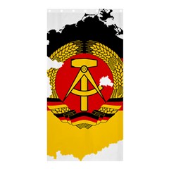 Flag Map Of East Germany (1959¨c1990) Shower Curtain 36  X 72  (stall)  by abbeyz71
