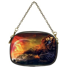 Tiger King In A Fantastic Landscape From Fonebook Chain Purse (one Side) by 2853937